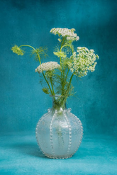 19th Century Dutch Frisian Glass bridal Vase